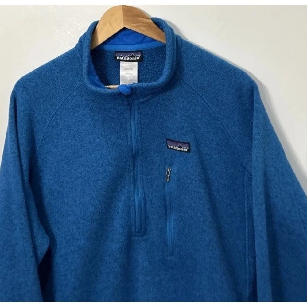 Mens Patagonia Better Sweater 1/4 Zip Pullover Outdoor Hiking 25521 Sz XL